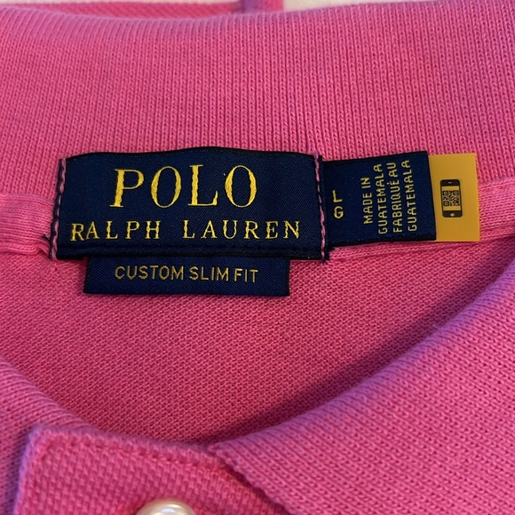 🎉Host Pick🎉Polo Ralph Lauren Men’s Hot Pink Custom Slim Fit Short Sleeve Large - Picture 8 of 10